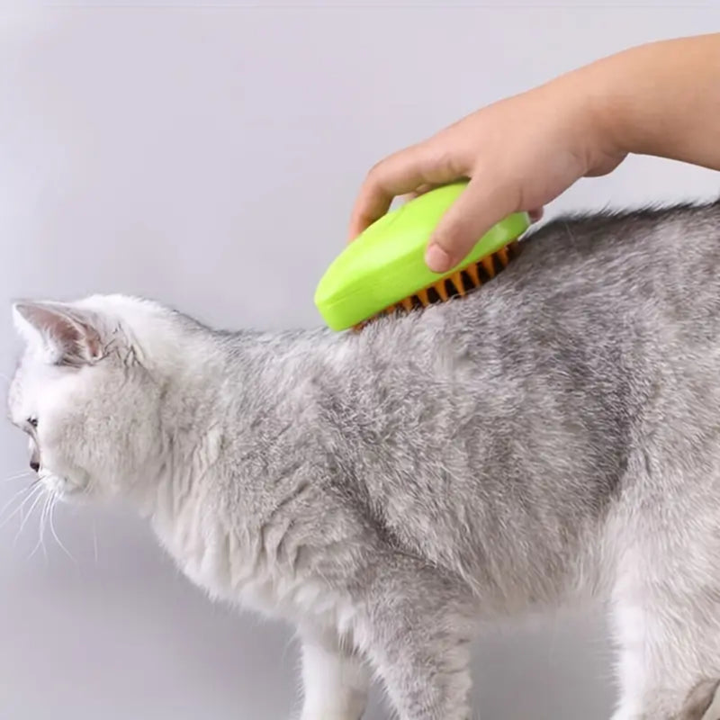 Escova a Vapor para Pelos de Gatos e Cachorros